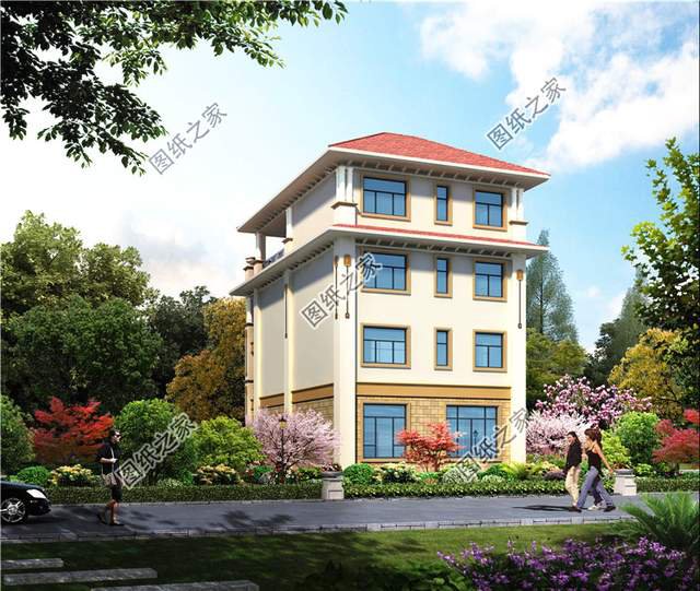 帶商鋪的農(nóng)村自建房設(shè)計圖紙，在家躺著就能掙錢