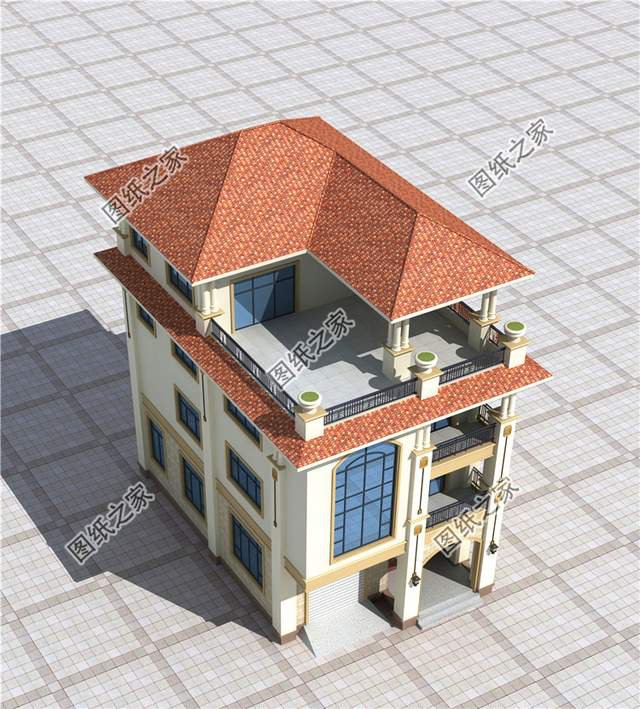 帶商鋪的農(nóng)村自建房設(shè)計圖紙，在家躺著就能掙錢