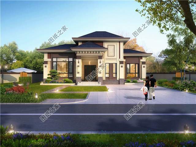 帶陽光房的二層別墅設(shè)計(jì)圖，讓我們領(lǐng)略四季春華秋實(shí)