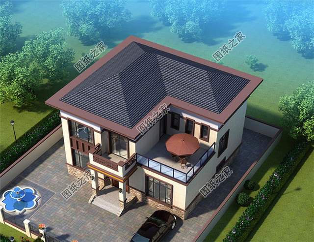 占地120平左右，帶露臺的超實(shí)用二層小洋房，濃濃的煙火氣