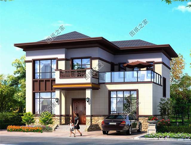 占地120平左右，帶露臺的超實(shí)用二層小洋房，濃濃的煙火氣