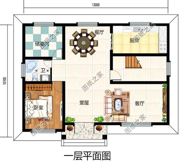 占地120平左右，帶露臺的超實(shí)用二層小洋房，濃濃的煙火氣