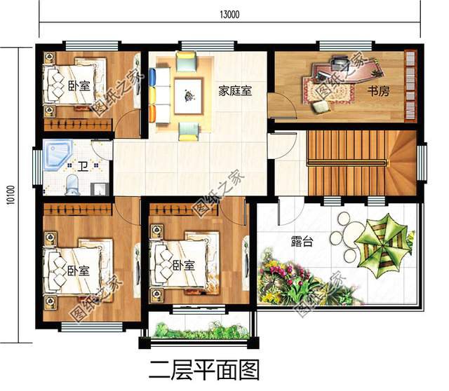 占地120平左右，帶露臺的超實(shí)用二層小洋房，濃濃的煙火氣