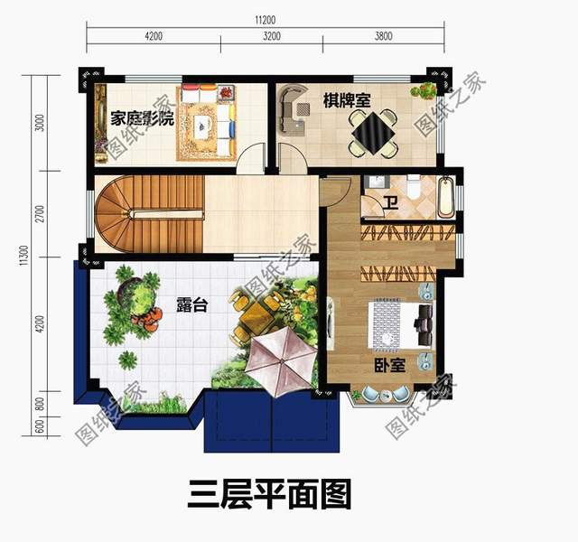 三層歐式風(fēng)格別墅，大氣羅馬柱，滿滿的入室儀式感