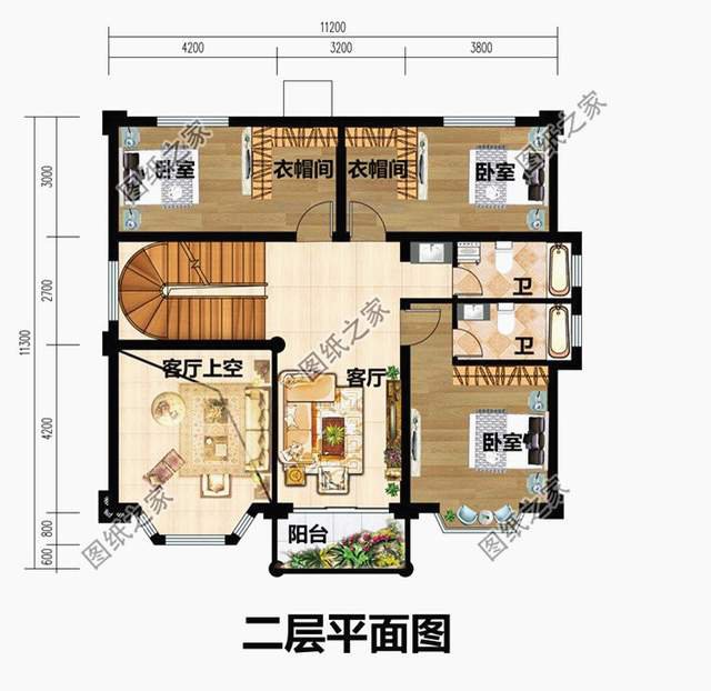 三層歐式風(fēng)格別墅，大氣羅馬柱，滿滿的入室儀式感