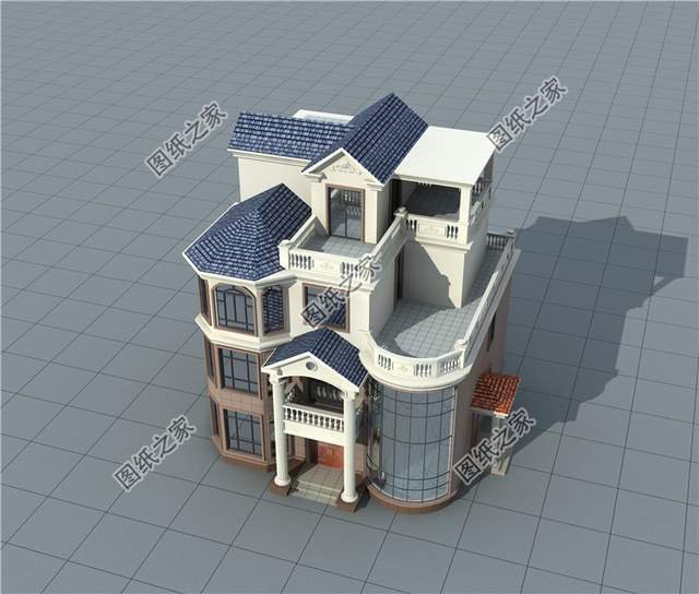 霸氣外漏的鄉(xiāng)村四層別墅設(shè)計(jì)圖，想低調(diào)都不行