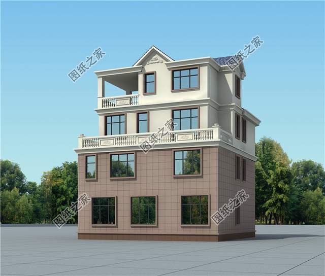 霸氣外漏的鄉(xiāng)村四層別墅設(shè)計(jì)圖，想低調(diào)都不行