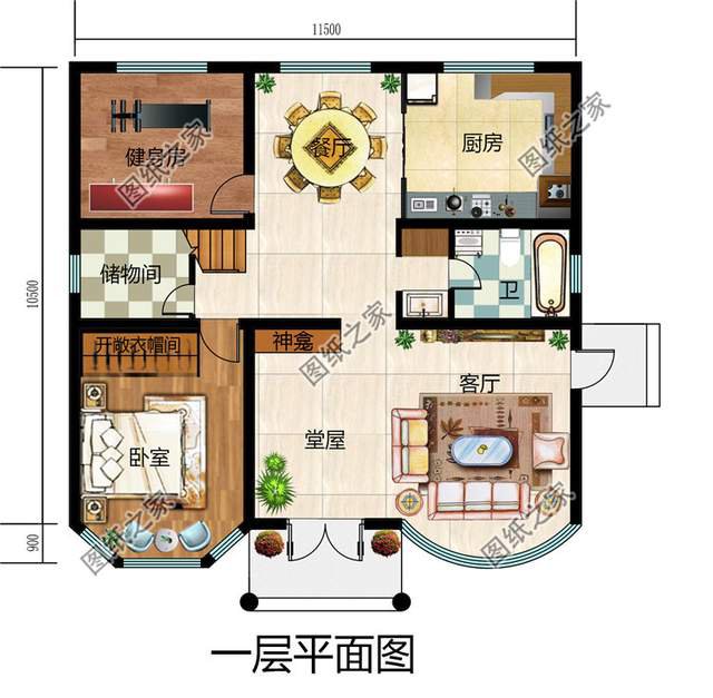 霸氣外漏的鄉(xiāng)村四層別墅設(shè)計(jì)圖，想低調(diào)都不行