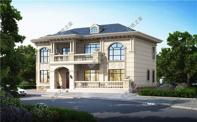 造價(jià)25萬左右的田園二層小別墅，深受人們喜愛