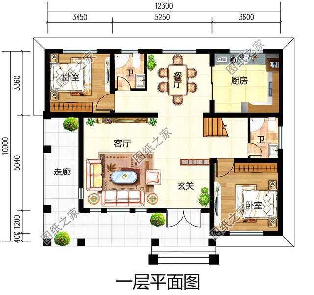 造價(jià)25萬左右的田園二層小別墅，深受人們喜愛
