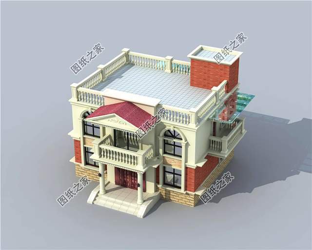 造價(jià)25萬左右的田園二層小別墅，深受人們喜愛