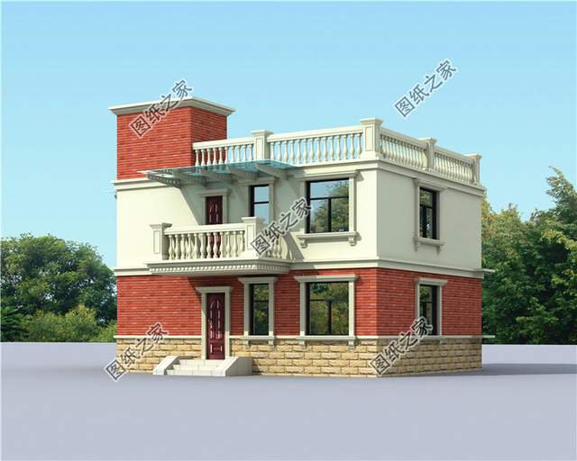 造價(jià)25萬左右的田園二層小別墅，深受人們喜愛