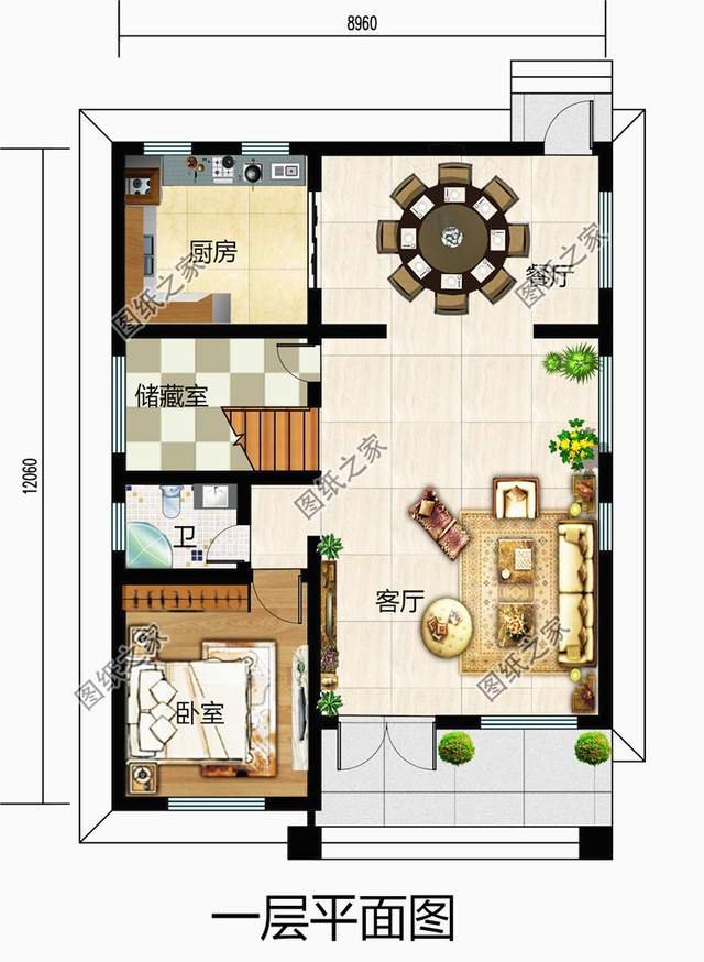 鄉(xiāng)村時(shí)尚二層小別墅，占地100平左右小面積大智慧