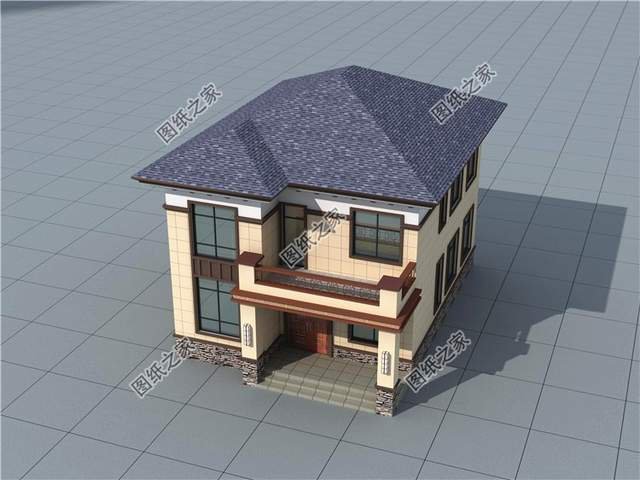 鄉(xiāng)村時(shí)尚二層小別墅，占地100平左右小面積大智慧