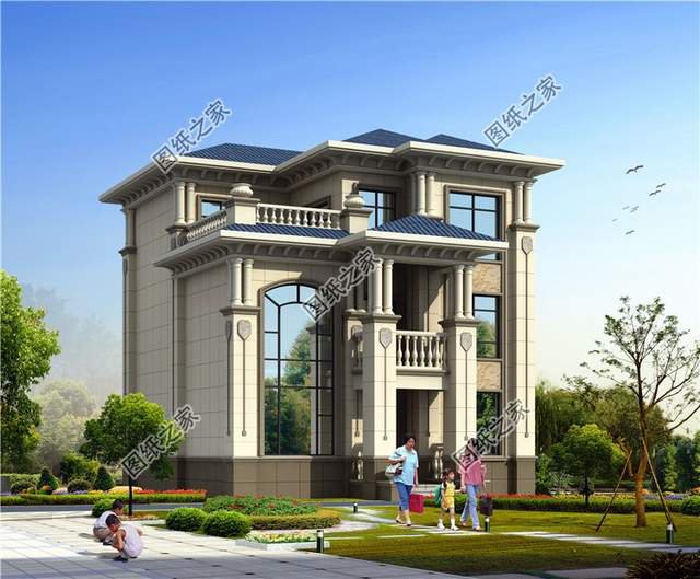 30萬就能建起的三層小別墅豪華大氣，說出來別不信