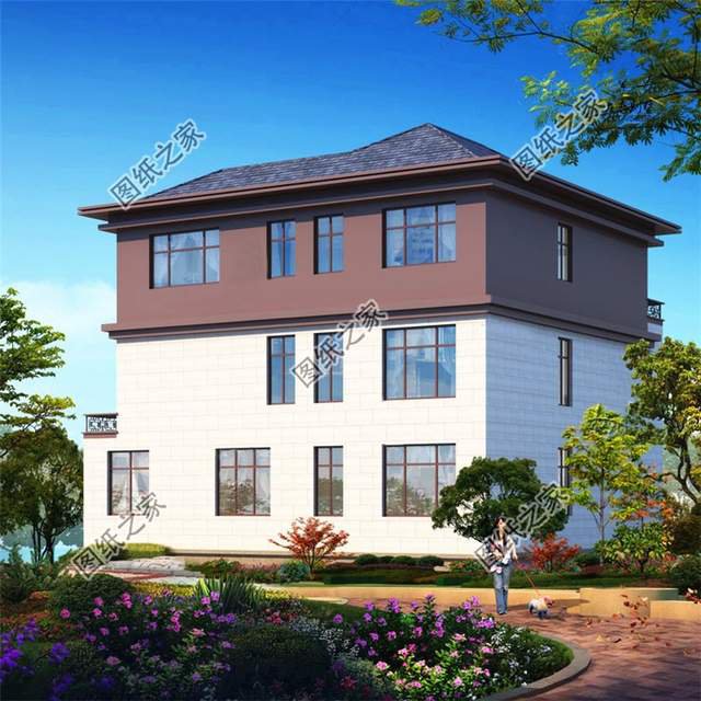 30萬就能建起的三層小別墅豪華大氣，說出來別不信