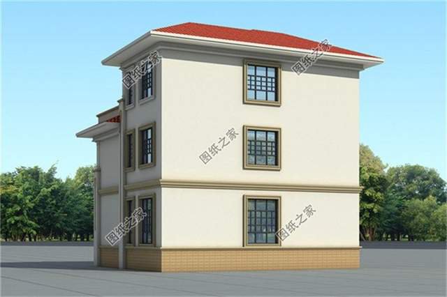 農(nóng)村二層半自建房設(shè)計(jì)圖，在大而不俗的露臺(tái)上看日出日落