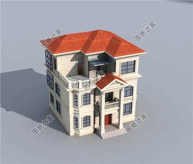 農(nóng)村二層半自建房設(shè)計(jì)圖，在大而不俗的露臺(tái)上看日出日落