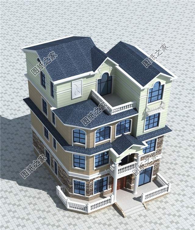 占地130平左右四層樓房設(shè)計圖，三代同堂都能住得過來