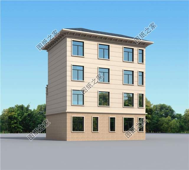 占地130平左右四層樓房設(shè)計圖，三代同堂都能住得過來