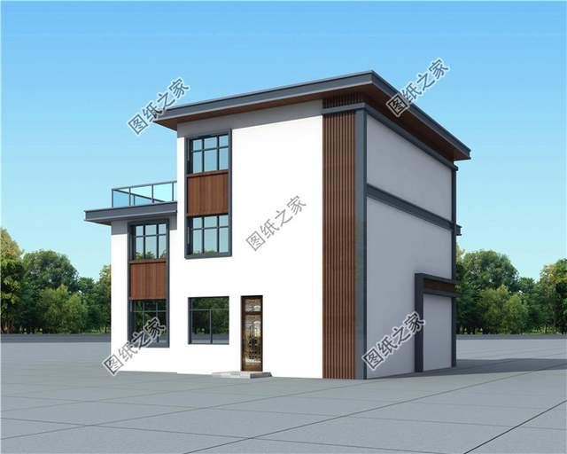 極簡(jiǎn)現(xiàn)代風(fēng)格三層自建房，簡(jiǎn)單的線條勾勒出神清氣爽的感覺(jué)