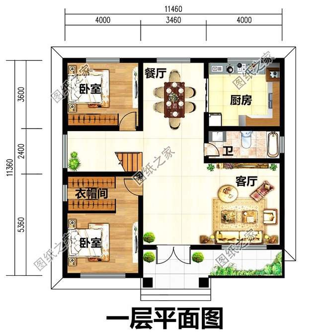 最適合農(nóng)村建房的三套簡單二層小別墅，打造一個舒適溫暖的家