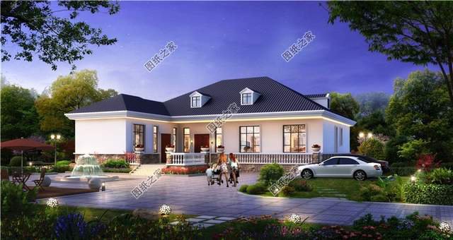 L型農(nóng)村別墅設(shè)計(jì)圖，實(shí)用舒適還美觀全安排到位了