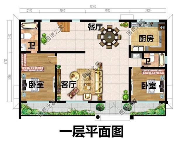 超現(xiàn)代二層房屋設(shè)計(jì)圖符合年輕人的審美，個(gè)性不張揚(yáng)，灑脫不隨性