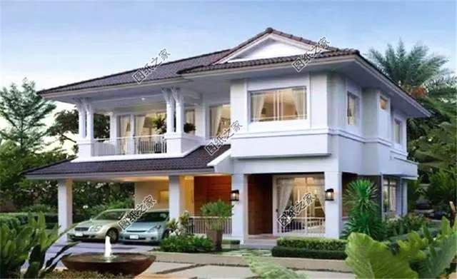 超現(xiàn)代二層房屋設(shè)計(jì)圖符合年輕人的審美，個(gè)性不張揚(yáng)，灑脫不隨性