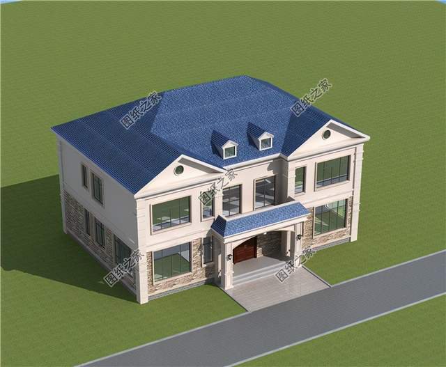 二層雙拼別墅設(shè)計圖，雙拼別墅不分離，兄弟姐妹感情深