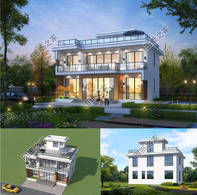 100平米小別墅，麻雀雖小五臟俱全，小面積，大享受