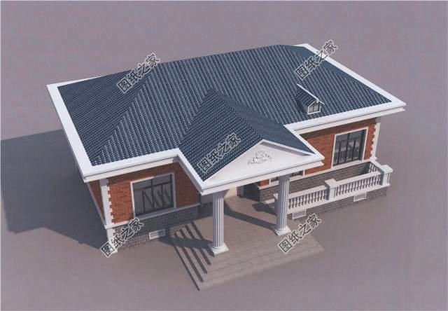 占地120平一層平房設(shè)計圖紙，讓我們的生活未來可期