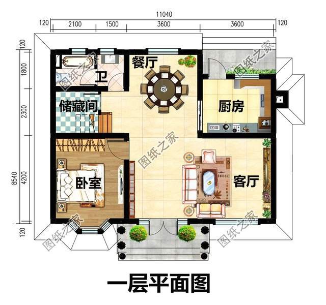 非常適合農(nóng)村自建的二層別墅設(shè)計圖紙，簡約美觀，讓人心動不已