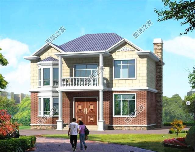 非常適合農(nóng)村自建的二層別墅設(shè)計圖紙，簡約美觀，讓人心動不已