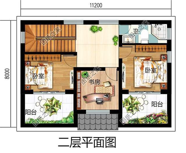 非常適合農(nóng)村自建的二層別墅設(shè)計圖紙，簡約美觀，讓人心動不已