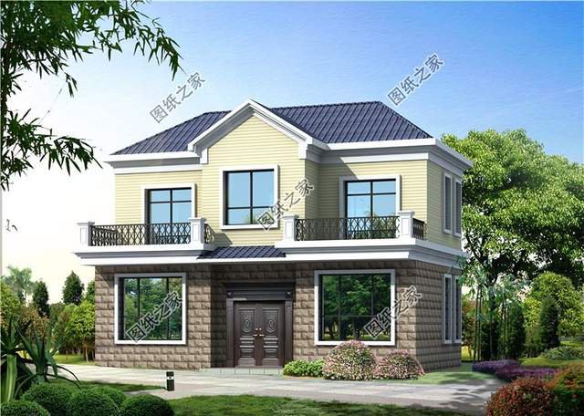 非常適合農(nóng)村自建的二層別墅設(shè)計圖紙，簡約美觀，讓人心動不已