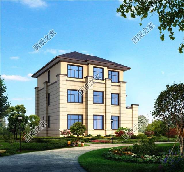 農(nóng)村三層獨(dú)棟別墅設(shè)計(jì)圖紙，看到第一款我就忍不住贊嘆了