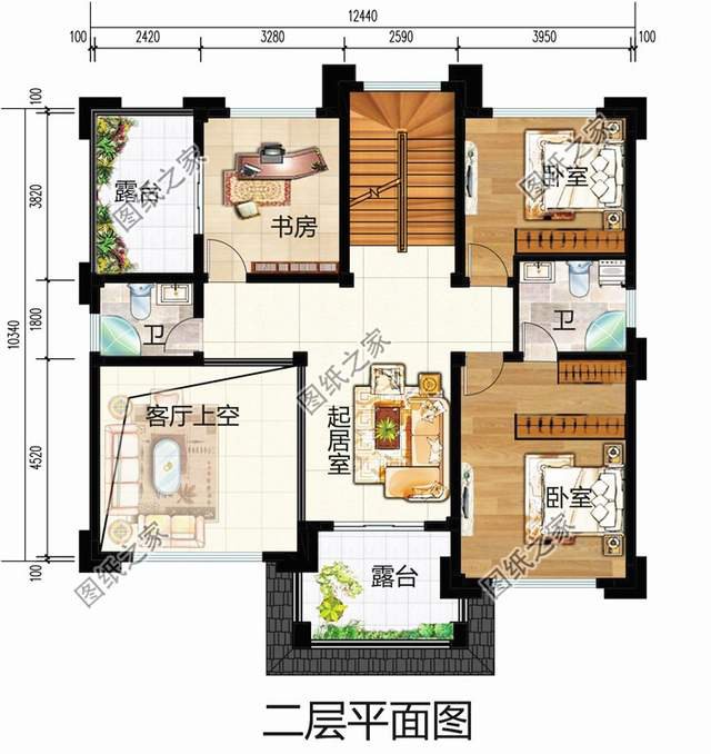農(nóng)村三層獨(dú)棟別墅設(shè)計(jì)圖紙，看到第一款我就忍不住贊嘆了