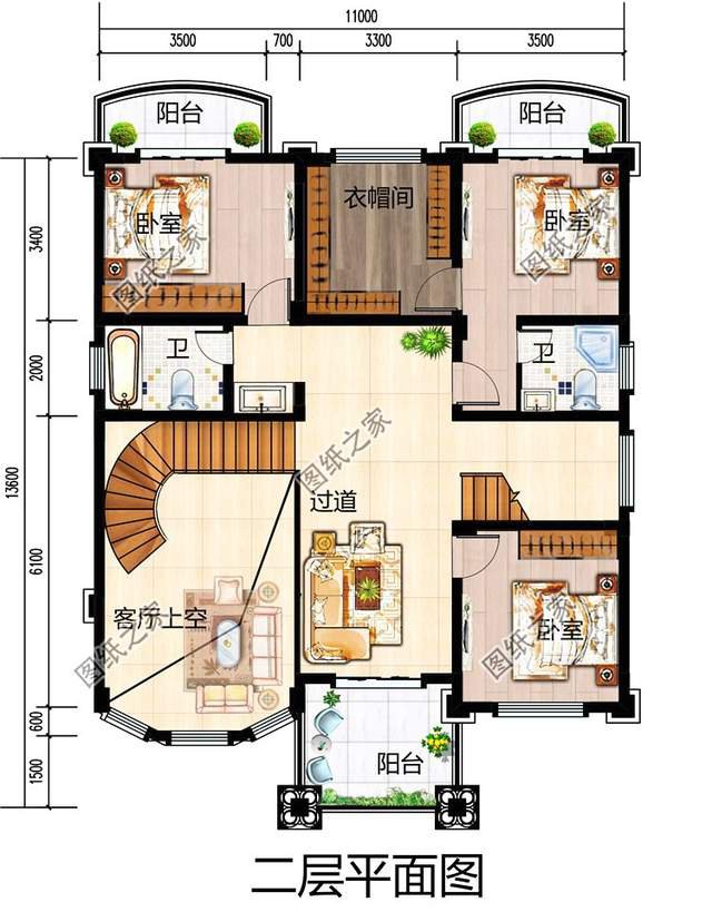 農(nóng)村三層獨(dú)棟別墅設(shè)計(jì)圖紙，看到第一款我就忍不住贊嘆了