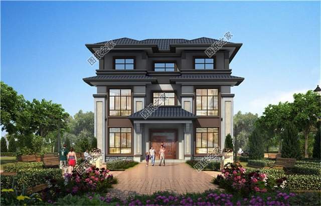 農(nóng)村三層獨(dú)棟別墅設(shè)計(jì)圖紙，看到第一款我就忍不住贊嘆了