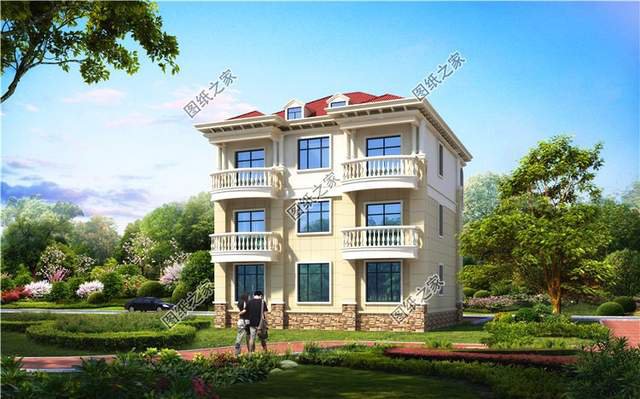 農(nóng)村三層獨(dú)棟別墅設(shè)計(jì)圖紙，看到第一款我就忍不住贊嘆了