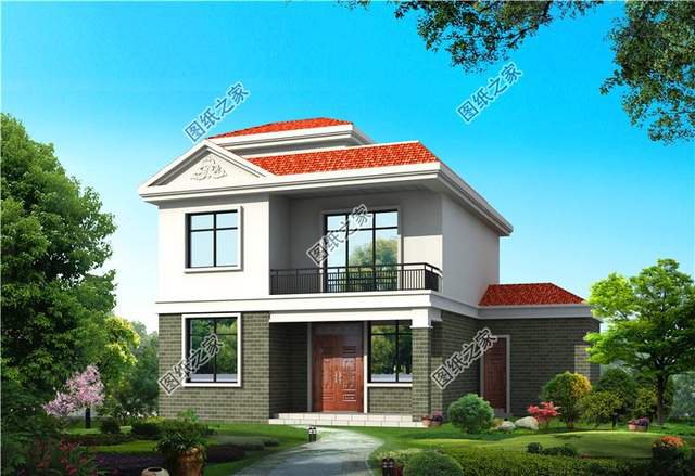 最接地氣的農(nóng)村二層自建房設(shè)計(jì)圖，帶配房煙氣裊裊芳香四溢