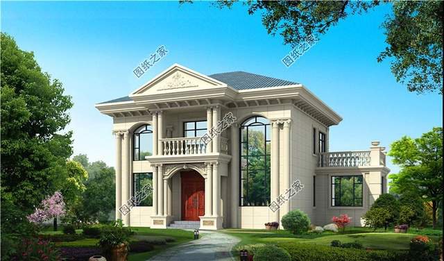 最接地氣的農(nóng)村二層自建房設(shè)計(jì)圖，帶配房煙氣裊裊芳香四溢