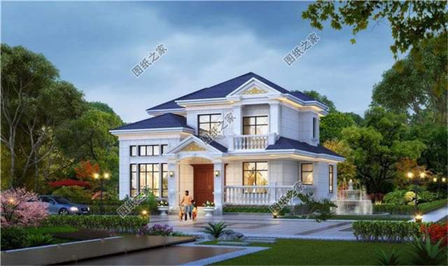 農(nóng)村二層小洋房怎么建，復(fù)式挑空設(shè)計造型保證高端大氣上檔次