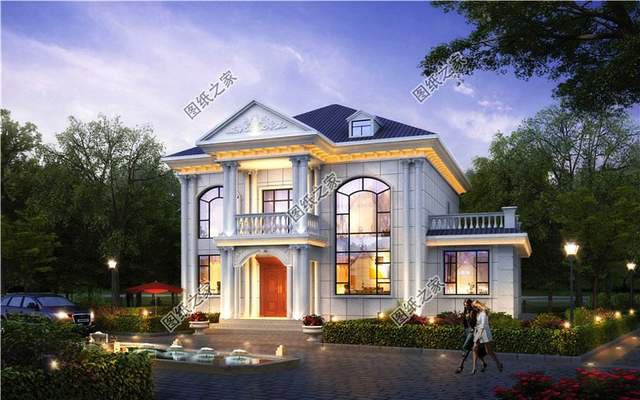 農(nóng)村二層小洋房怎么建，復(fù)式挑空設(shè)計造型保證高端大氣上檔次