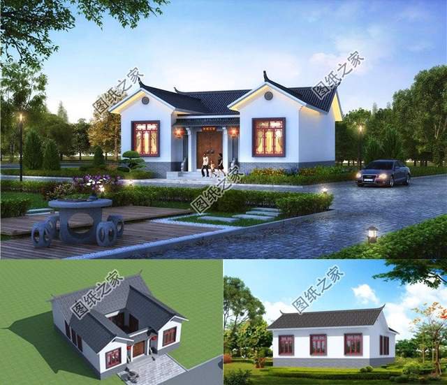 造價(jià)10萬(wàn)就能蓋起的一層中式三合院，看盡繁華回歸平淡