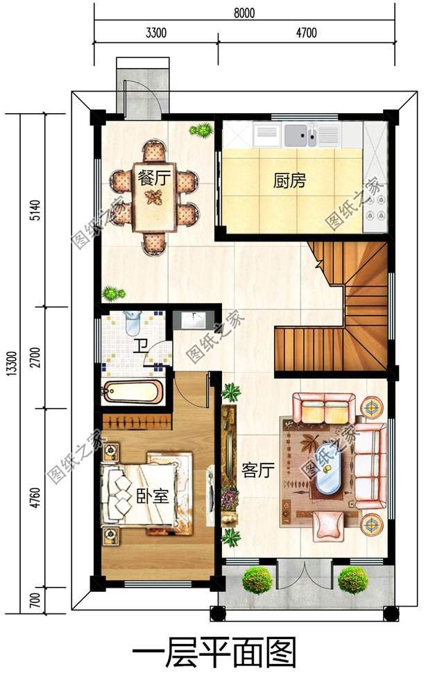 占地100平的三層鄉(xiāng)村小別墅，秀出你的別樣氣質(zhì)