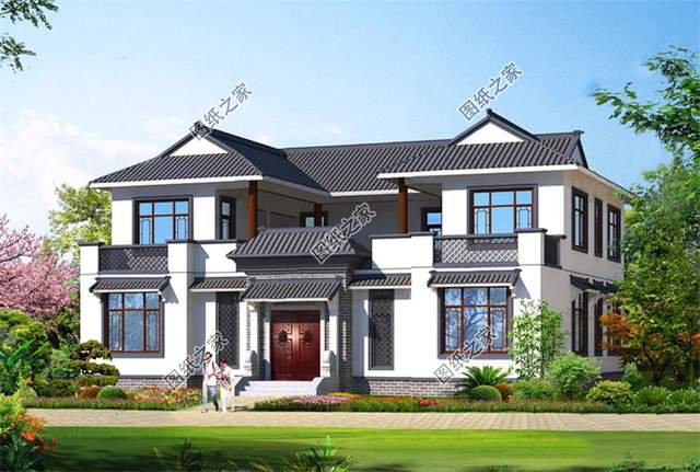 在農(nóng)村有一棟這樣的中式二層四合院，你就是人生的贏家