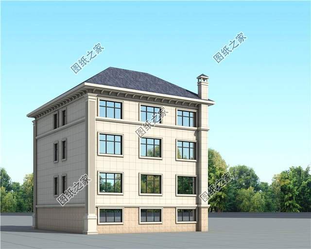 漂亮的房子百里挑一四層歐式別墅效果圖，滿足你對奢華的概念