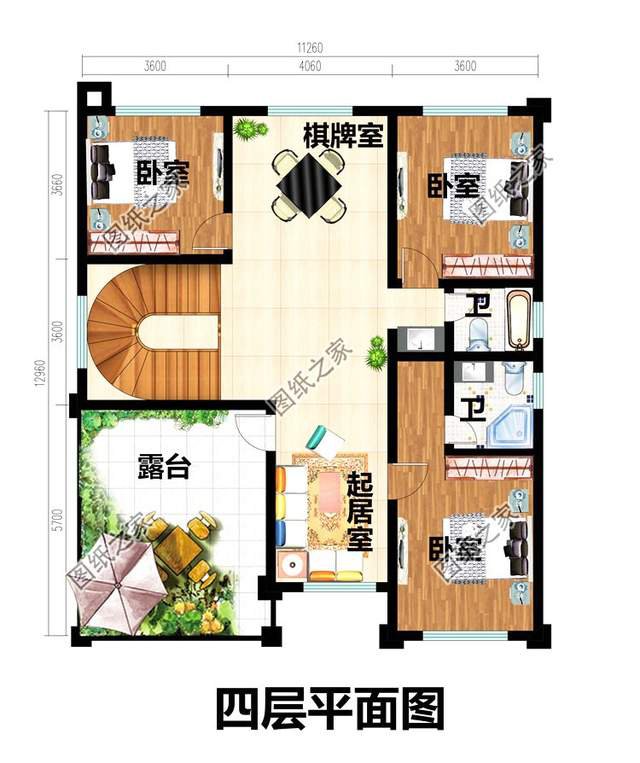 漂亮的房子百里挑一四層歐式別墅效果圖，滿足你對奢華的概念